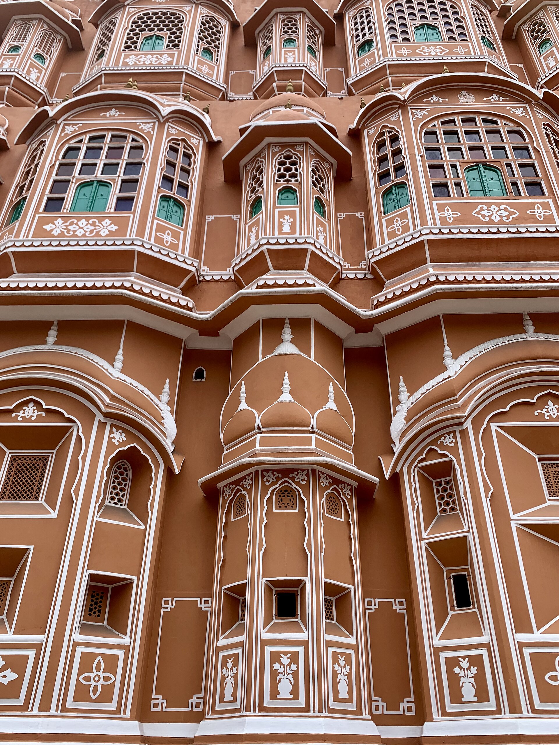 Hawa Mahal facade in Jaipur